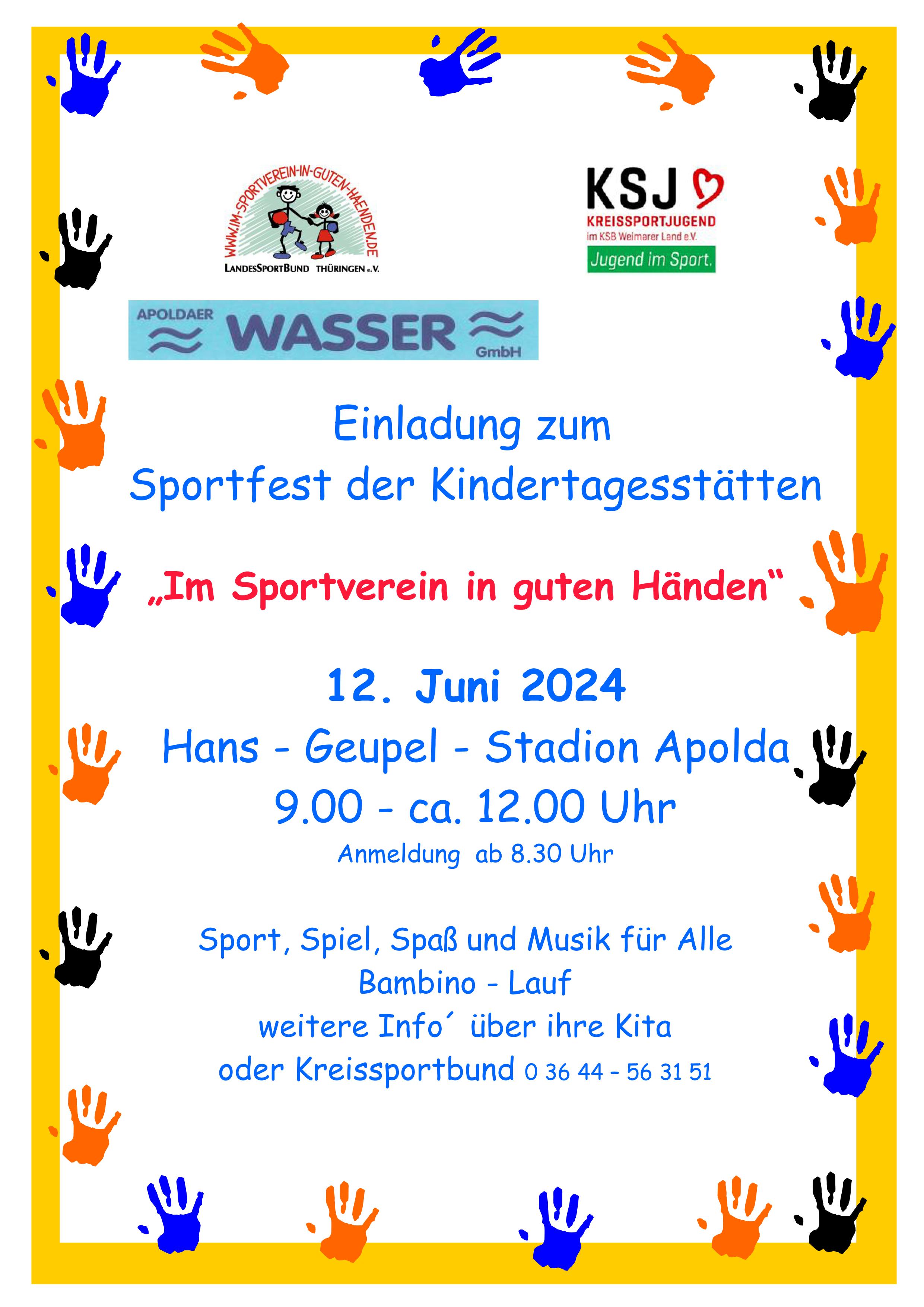 Plakat Kita Sportfest 24
